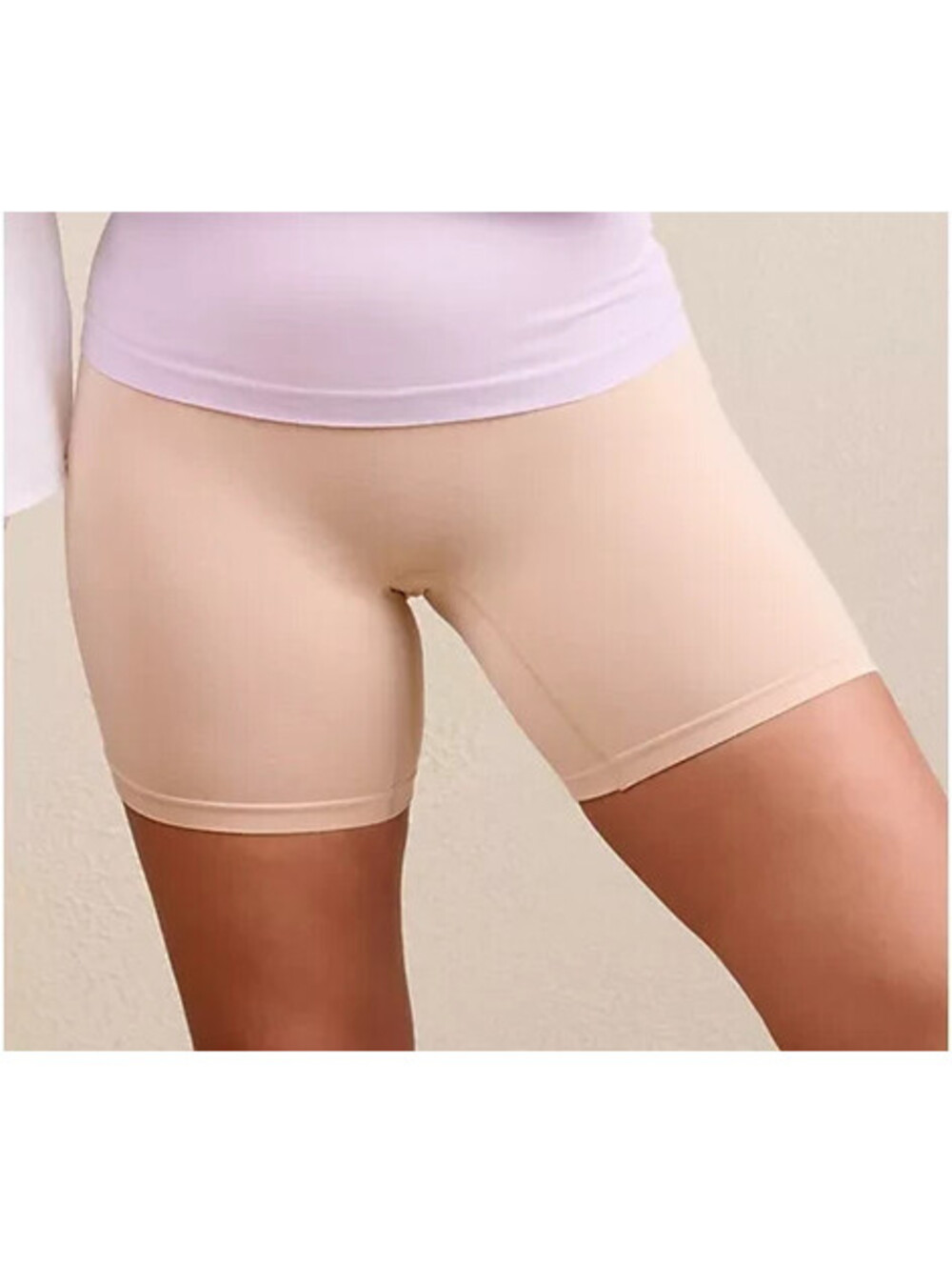 Breezies Comfort Breeze Set of 4 Seamless Long-Leg Panty Basic, Medium